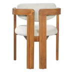 Ensemble de repas extérieur rond Whisen 5 pièces pour 4 personnes, table et chaises de patio, ensemble de conversation de jardin moderne, 1 table à manger et 4 chaises baquets