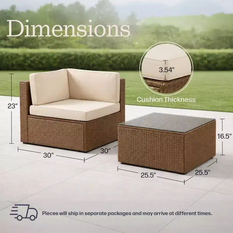 Alaterre Furniture – Ensemble de mobilier de patio