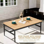 GDFStudio Elvaris 4-Piece Outdoor Aluminum Conversation Set with Olefin Cushions