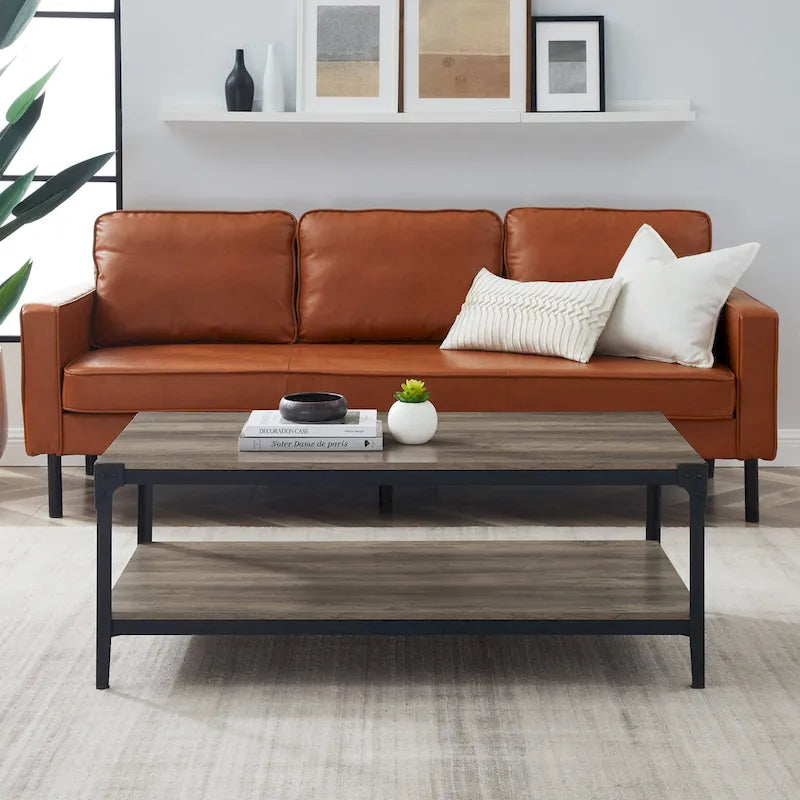 Table basse d'angle en fer Middlebrook Witten 46 pouces