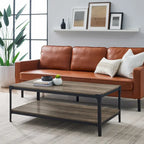 Table basse d'angle en fer Middlebrook Witten 46 pouces