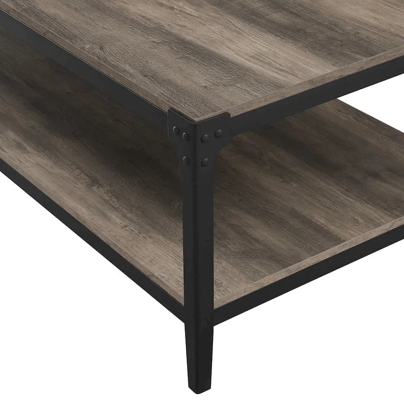 Table basse d'angle en fer Middlebrook Witten 46 pouces