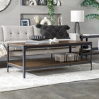 Table basse d'angle en fer Middlebrook Witten 46 pouces