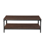 Table basse d'angle en fer Middlebrook Witten 46 pouces