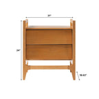 Middlebrook Designs Mid-Century Modern Solid Wood Nightstand
