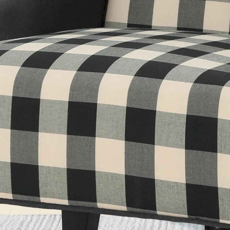 28 High-Back Upholstered Club Chair with Birch Legs