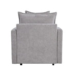 33.07 Upholstered Arm Chair with Solid Wood Frame