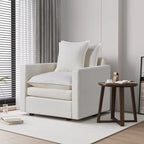 33.07 Upholstered Arm Chair with Solid Wood Frame