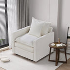 33.07 Upholstered Arm Chair with Solid Wood Frame