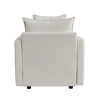 33.07 Upholstered Arm Chair with Solid Wood Frame