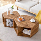 Minimalist patterns hexagonal Coffee Table Set