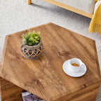 Minimalist patterns hexagonal Coffee Table Set