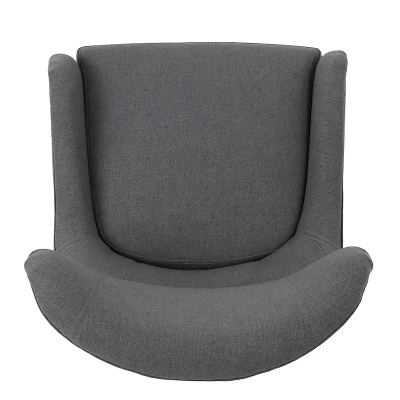 27 High Back Accent Chair with Wing Back and Birch Legs