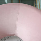 Fauteuil d'appoint en polyester 28" avec base dorée