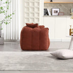 Modern 65.1 Chenille Tufted Loveseat Accent Chair with High-Resilience Foam