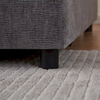 Chenille Upholstered Armless Modular Sectional Sofa, Free Combination