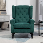 Dark Green Modern 29.3 High Back Accent Chair