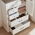 Commode de chambre rustique en bois
