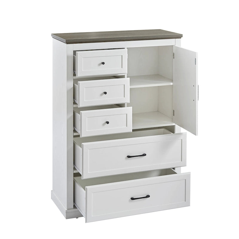 Commode de chambre rustique en bois