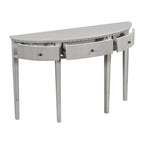 U-Style Distinctive Features of Pine Veneer Console Table