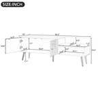 Modern Shoe Storage Bench with Hidden Storage and Upholstered Cushions