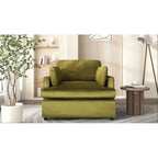 Mirod Oversized Accent Chair - Comfortable Armrest Cushions, Versatile Neutral Style, Elegant Design, Durable Frame