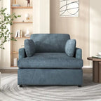 Mirod Oversized Accent Chair - Comfortable Armrest Cushions, Versatile Neutral Style, Elegant Design, Durable Frame