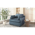 Mirod Oversized Accent Chair - Comfortable Armrest Cushions, Versatile Neutral Style, Elegant Design, Durable Frame