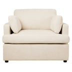 Mirod Oversized Accent Chair - Comfortable Armrest Cushions, Versatile Neutral Style, Elegant Design, Durable Frame