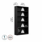 Bibliothèque haute à 5 étagères Universal de Bush Furniture