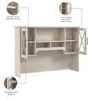 Lennox 60W Farmhouse Hutch for Desk and Buffet by Bush Furniture