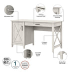 Bureau d'ordinateur Key West 54W avec rangement et armoire de Bush Furniture