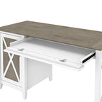 Bureau d'ordinateur Key West 54W avec rangement et armoire de Bush Furniture