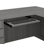 Saratoga L Shaped Computer Desk and Bookcase Set by Bush Furniture