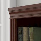 Saratoga L Shaped Computer Desk and Bookcase Set by Bush Furniture