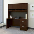 Bureau de 60 W de la série C avec huche et tiroirs de Bush Business Furniture
