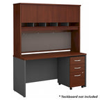 Bureau de 60 W de la série C avec huche et tiroirs de Bush Business Furniture