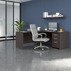 Studio C 66W L-Shaped Desk with Drawers by Bush Business Furniture