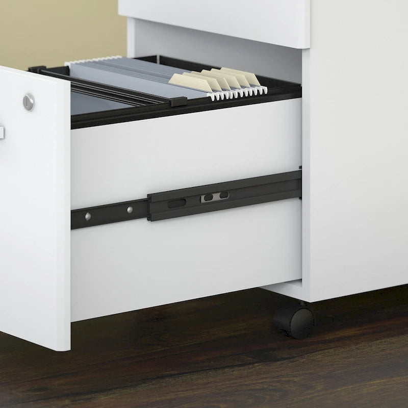 Studio C 66W L-Shaped Desk with Drawers by Bush Business Furniture