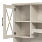 Bureau de ferme Lennox avec huche et meuble de rangement par Bush Furniture