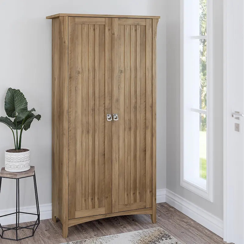 Salinas Tall Storage Cabinet with Doors by Bush Furniture