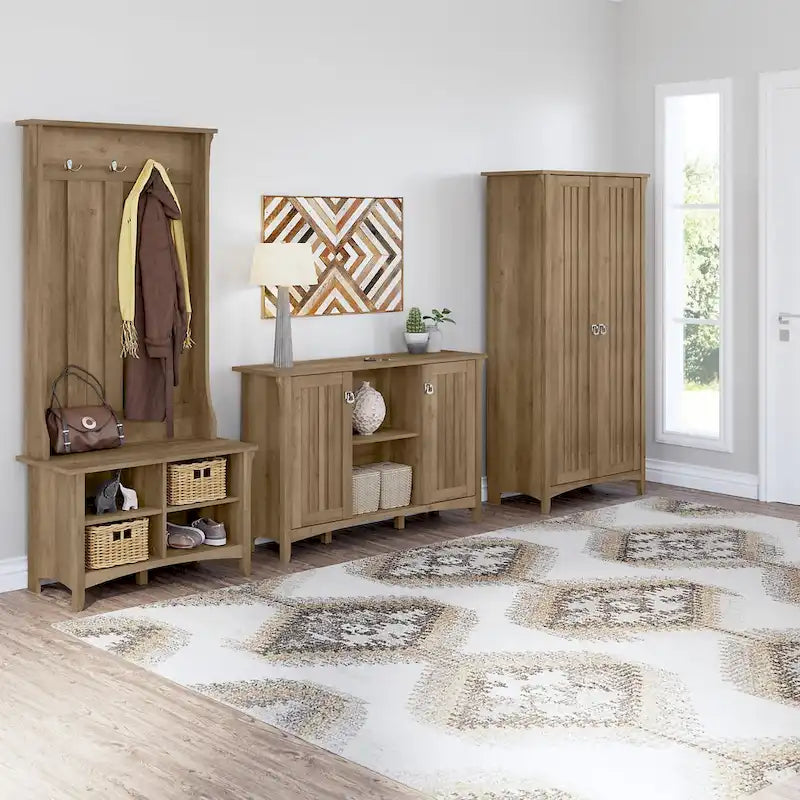 Salinas Tall Storage Cabinet with Doors by Bush Furniture