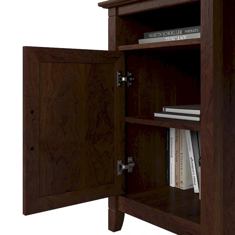 Bush Furniture Key West 54W Corner Computer Desk with Storage