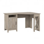 Bush Furniture Key West 54W Corner Computer Desk with Storage