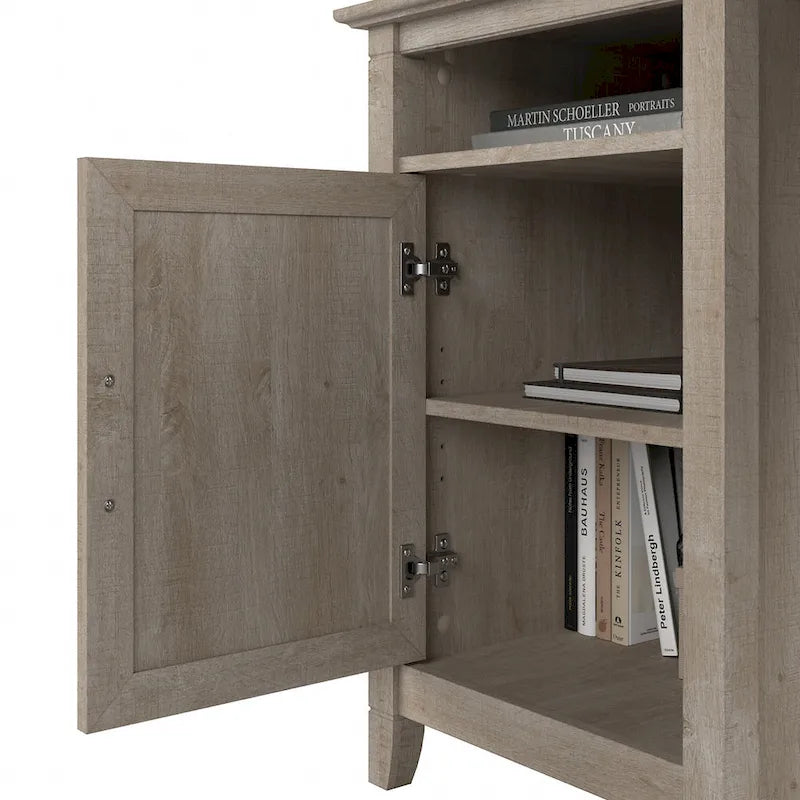 Bush Furniture Key West 54W Corner Computer Desk with Storage