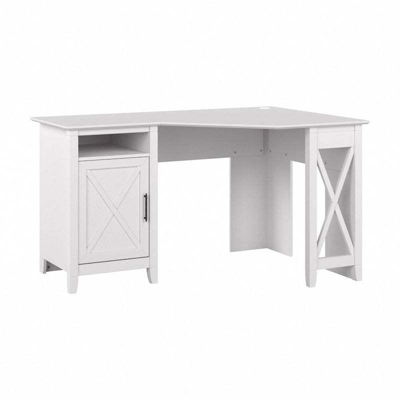 Bush Furniture Key West 54W Corner Computer Desk with Storage