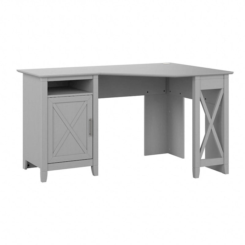 Bush Furniture Key West 54W Corner Computer Desk with Storage