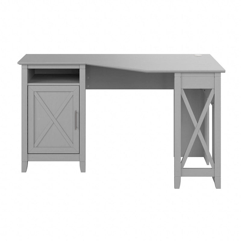Bush Furniture Key West 54W Corner Computer Desk with Storage