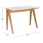 SAFAVIEH Gwen Mahogany Wood Writing Desk