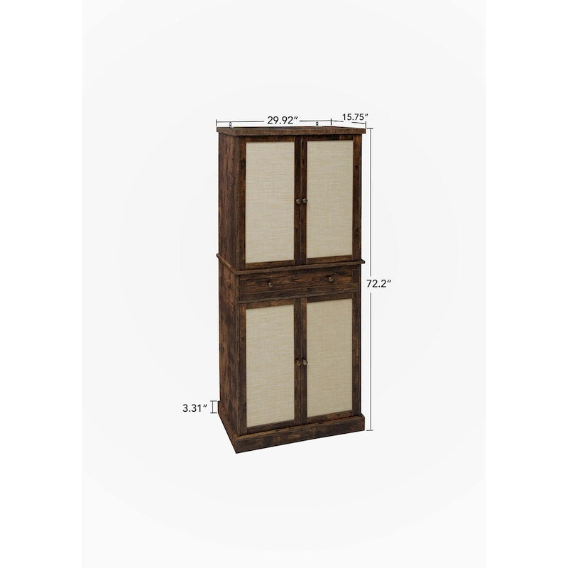 4 Door Cabinet with 1 Drawer